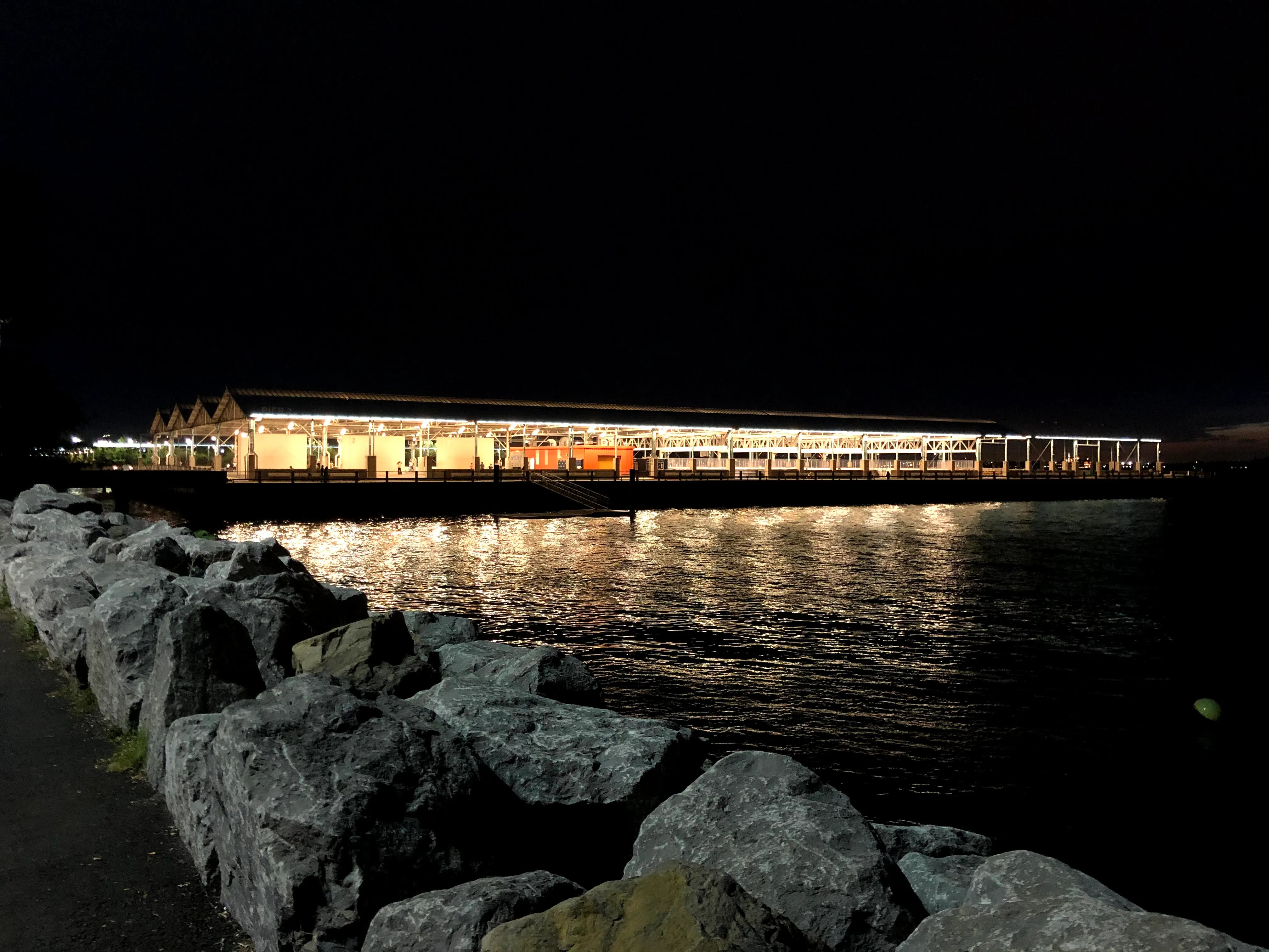 The piers at Brooklyn Bridge Park
