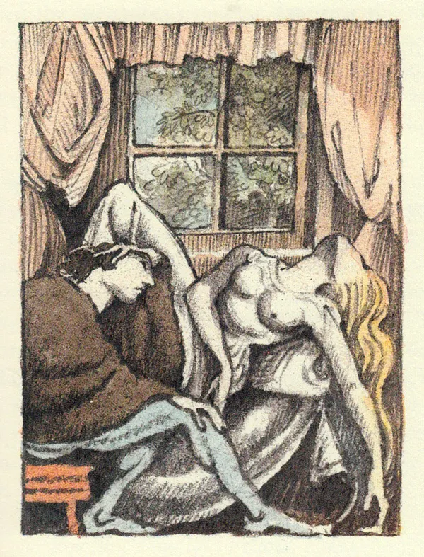 One of Maurice Sendak&rsquo;s illustrations for the Kraken Edition of Pierre