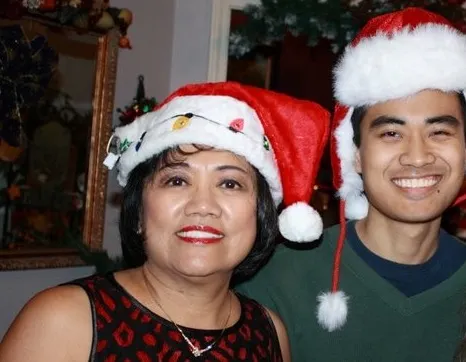 Ninang Juanita and me, probably about 15 years after Sylvia’s